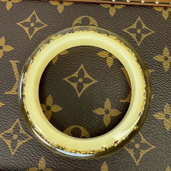 Louis Vuitton Inclusion Bangle Clear Beige Flower - Picture 8 of 9